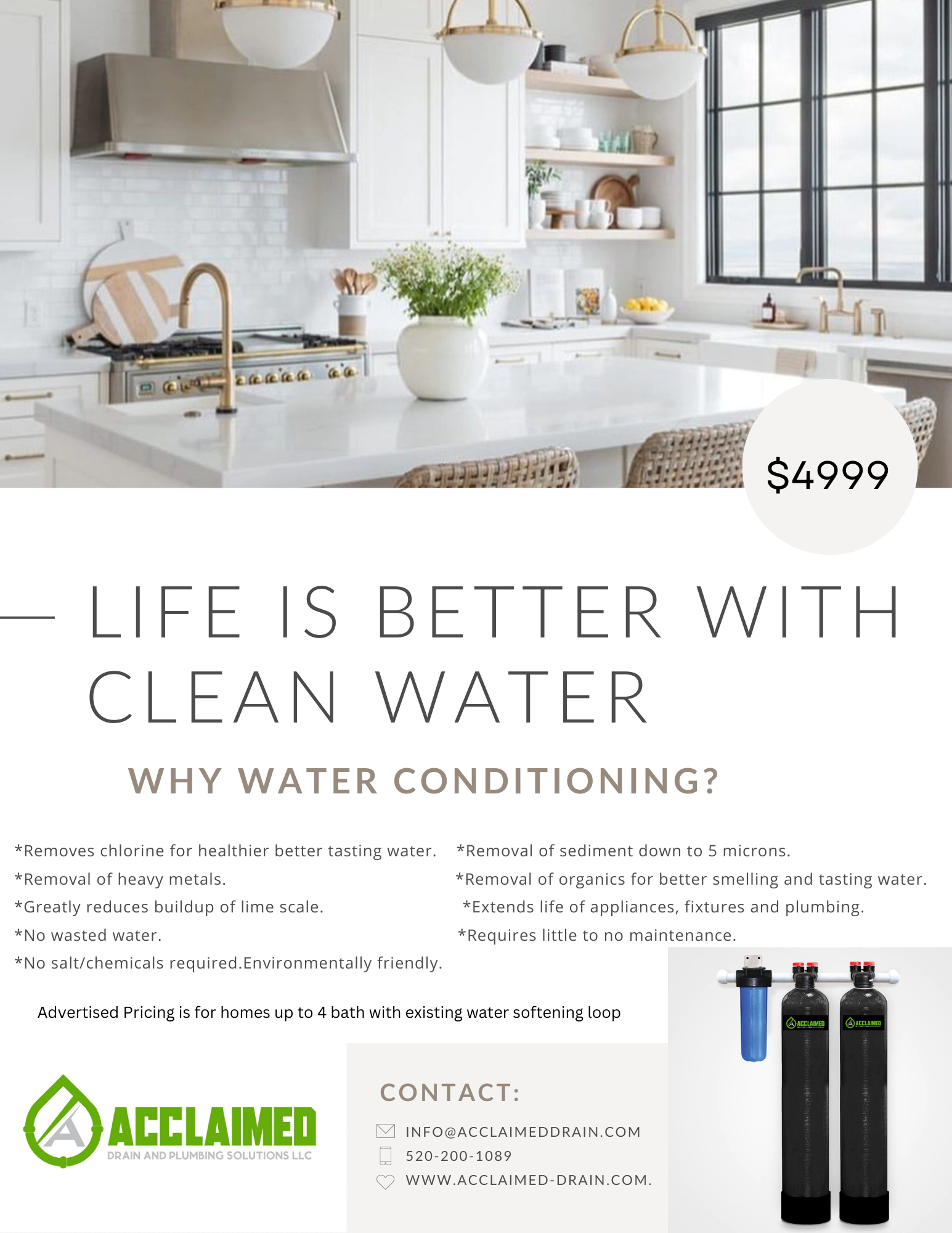 Life is better with clean water 4999